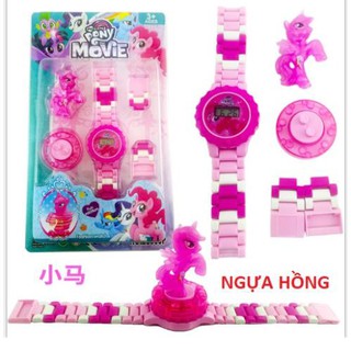 [XẢ SỐC] Đồng hồ đồ chơi lắp ráp Lego cho bé