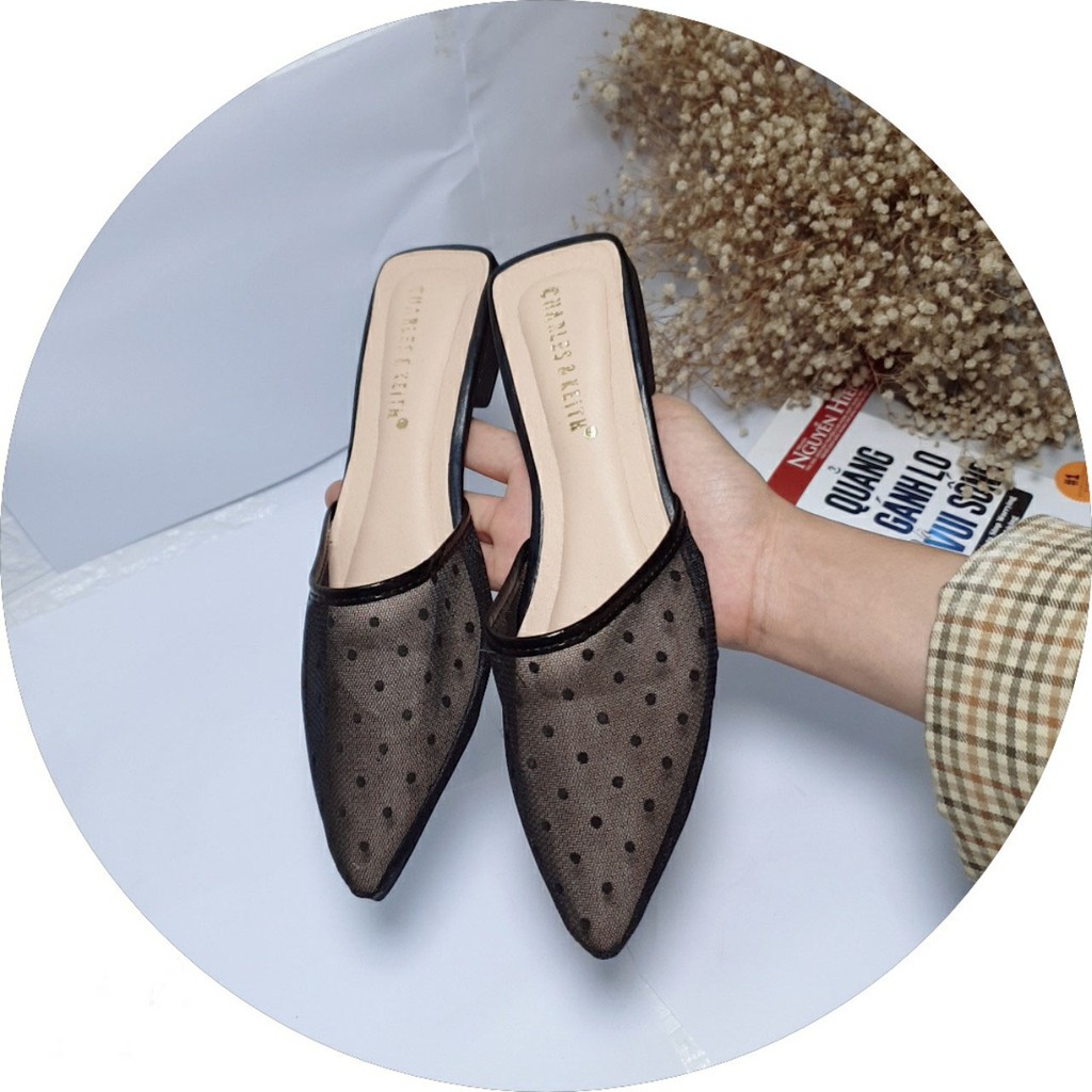 Sục lưới dép lưới mũi nhọn thoáng khí, êm chân Thiên An hàng cao cấp | BigBuy360 - bigbuy360.vn