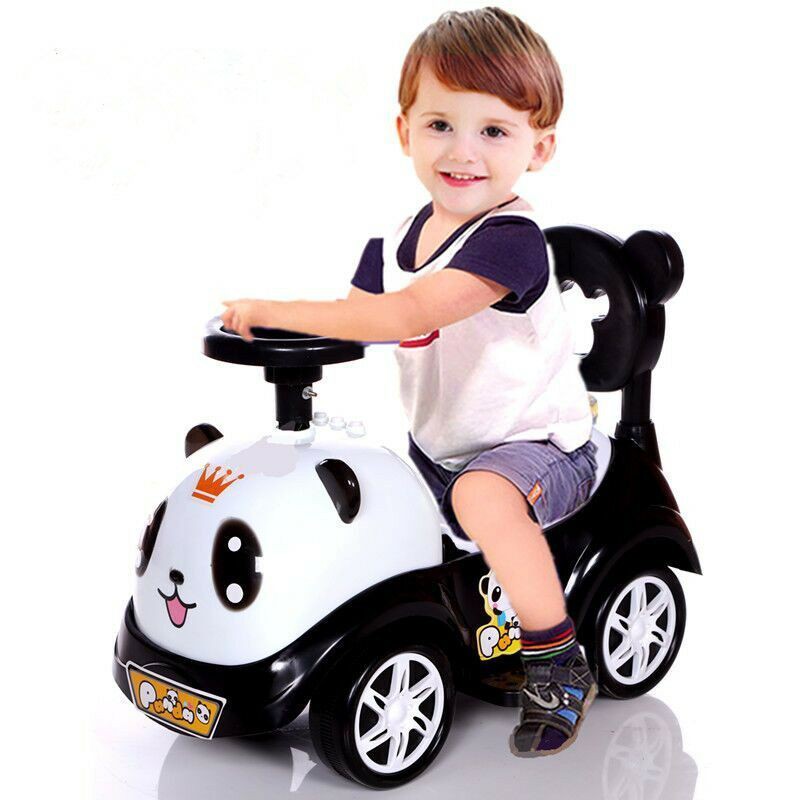 Bán trước❣♠☜Xe xoắn trẻ em 1-3 tuổi trượt 4 bánh có hỗ trợ đi lại cho đồ chơi ô tô nhạc ngồi đu đưa
