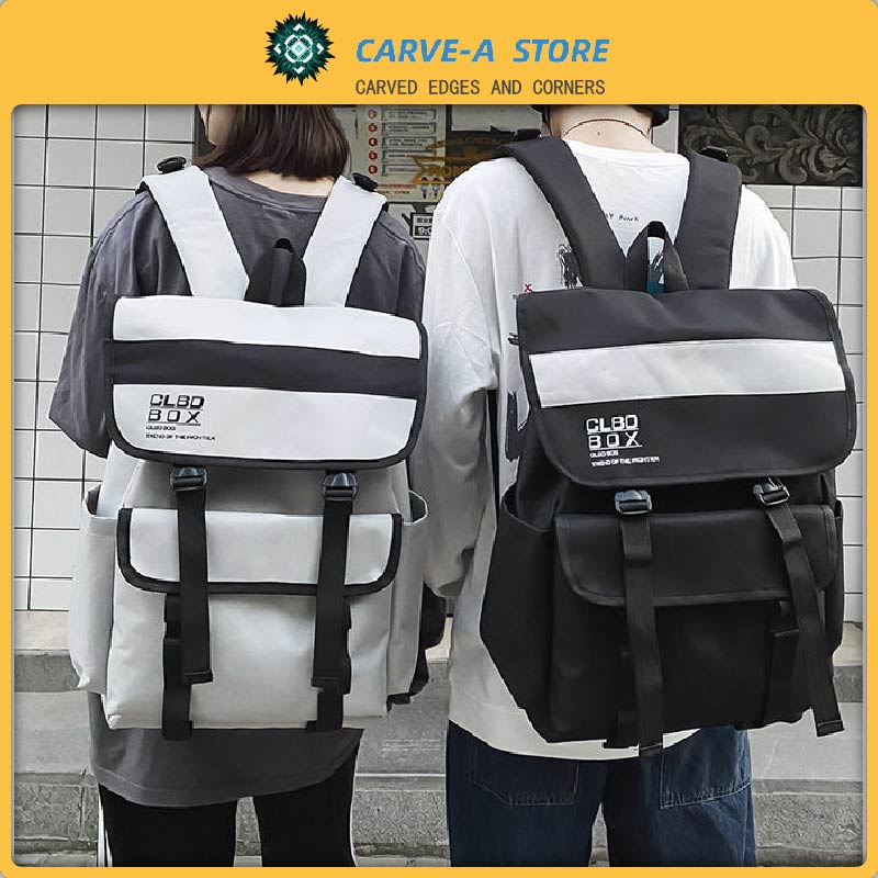 Carve.A Store cái túi balo ba lô sức chứa lớn ba lô thời trang