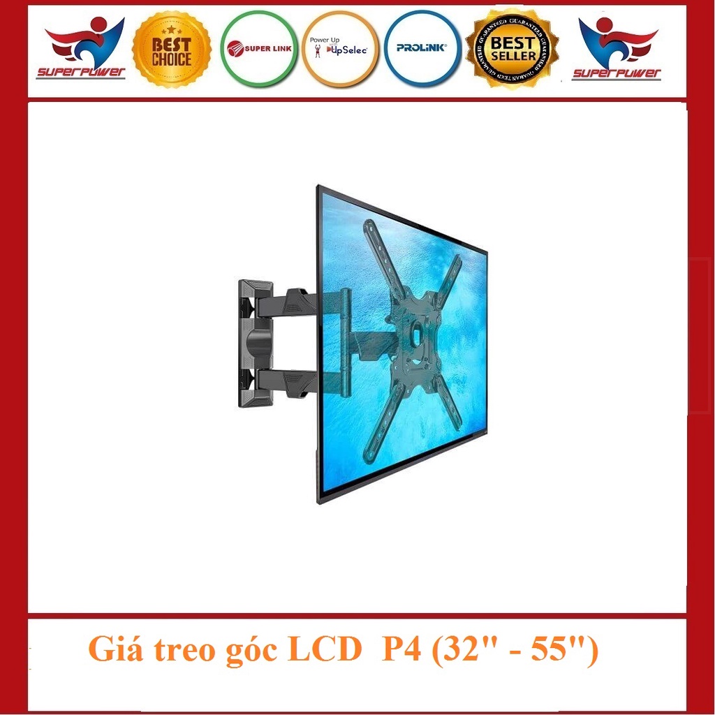 Khung treo tivi - Khung treo màn hình - Giá treo góc LCD P4 (32" - 55")