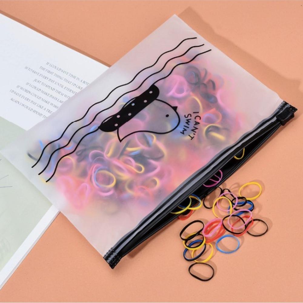 Set 3 Túi Zip Đựng Đồ Size 17cm X 11cm Đựng Dây Cột Tóc, Bút Chì, Phu Kiện Tiểu Thư, Kẹp Tóc, Khẩu Trang Homie Kids