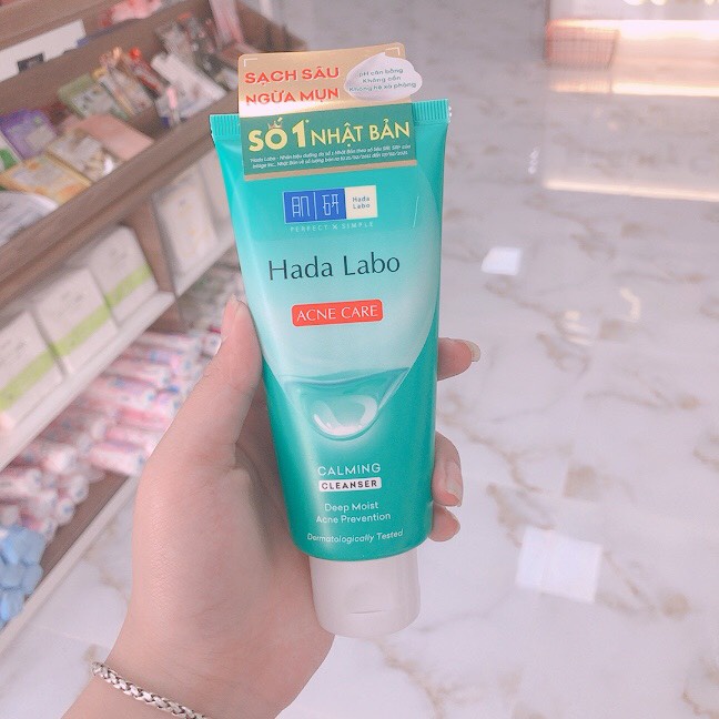 Kem rửa mặt dưỡng ẩm sâu, trắng da Hada Labo 80g