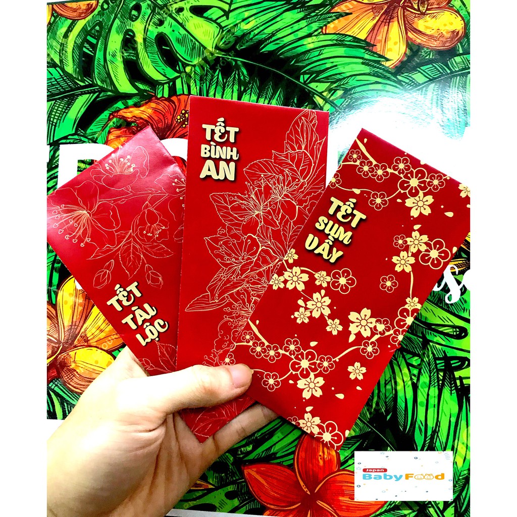 Lì xì 2021 siêu rẻ xả kho 10 cái/túi