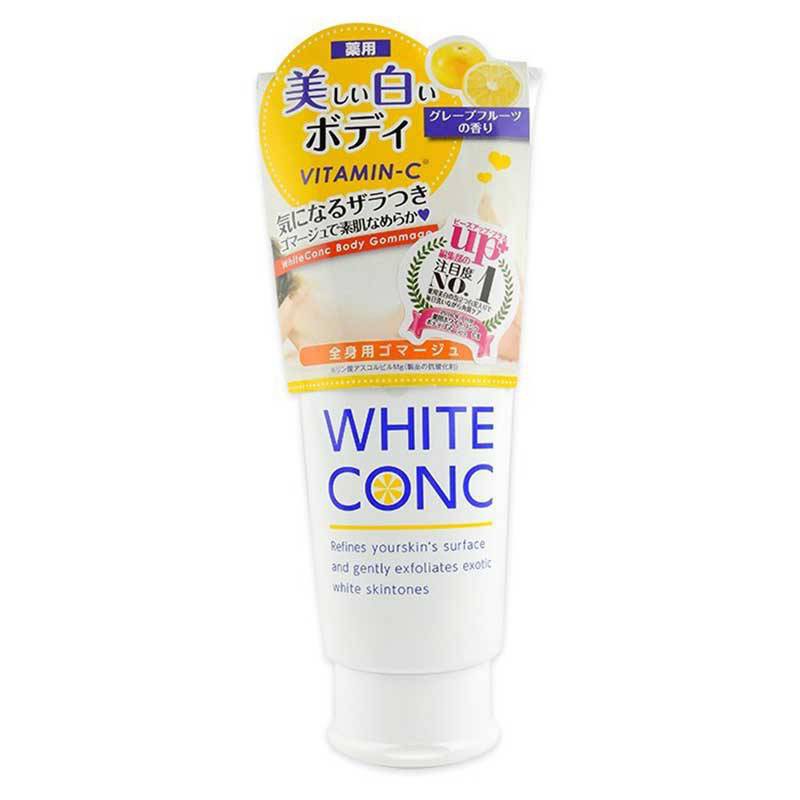White Conc 180g Nhật Bản Chính hãng - Tẩy da chết và làm trắng hiệu quả