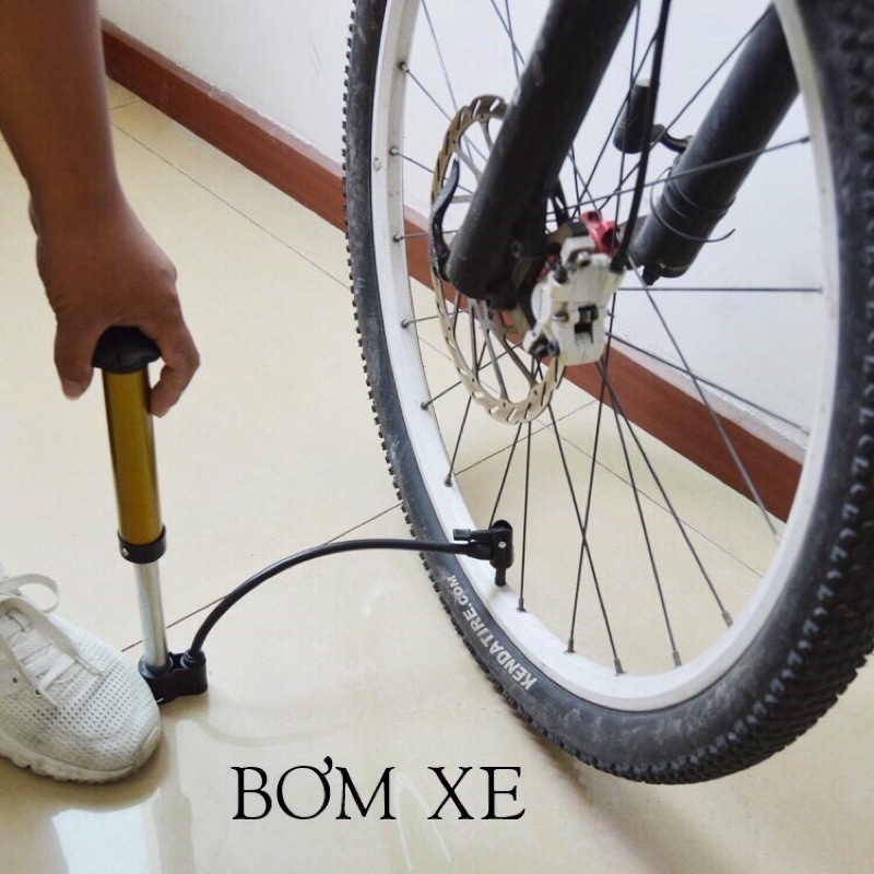 Bơm bong bóng, bánh xe, phao bơi (Đạp chân/ Bằng tay)