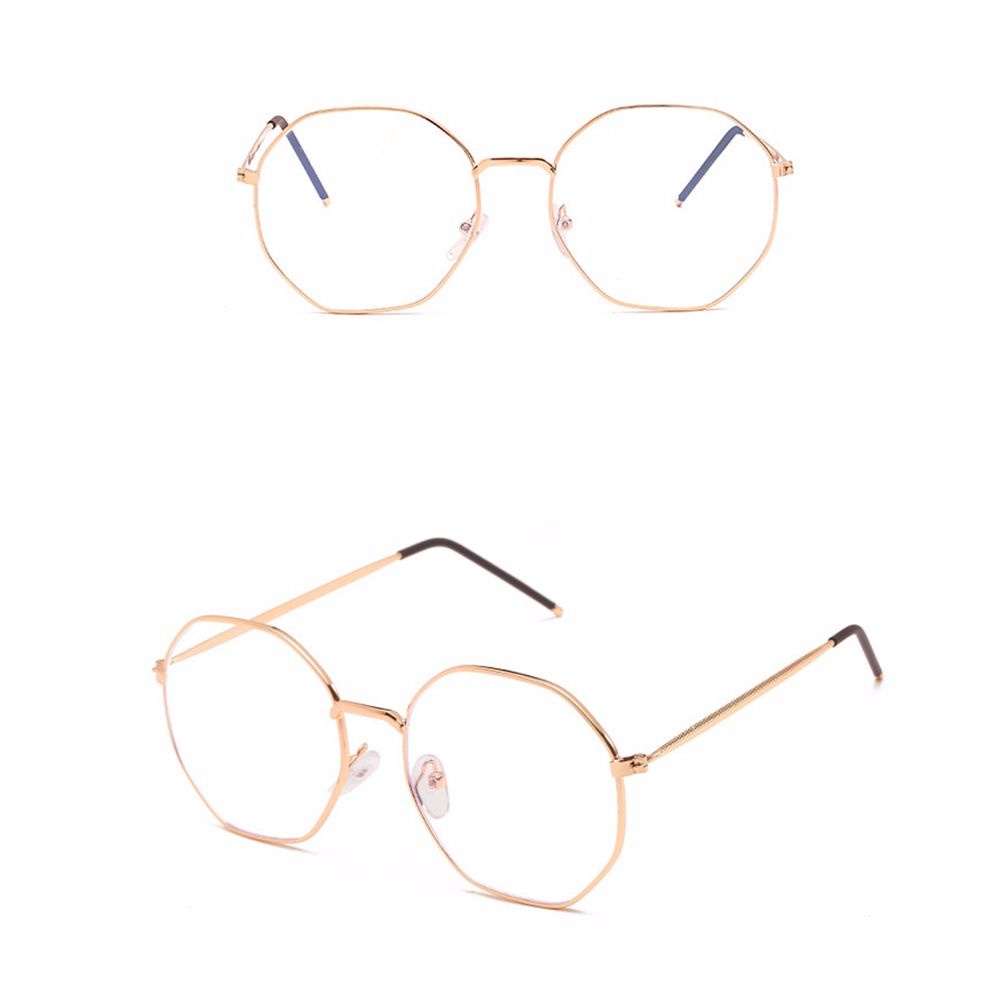 Mắt Kính Gọng Lục Giác Siêu Nhẹ Thời Trang Hàn Quốc Cho Nam