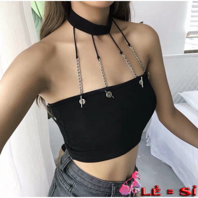 áo ống croptop phối 4 dây xích thun co giãn mẫu mới thời trang 2020 - Giá Sỉ-A37 | BigBuy360 - bigbuy360.vn