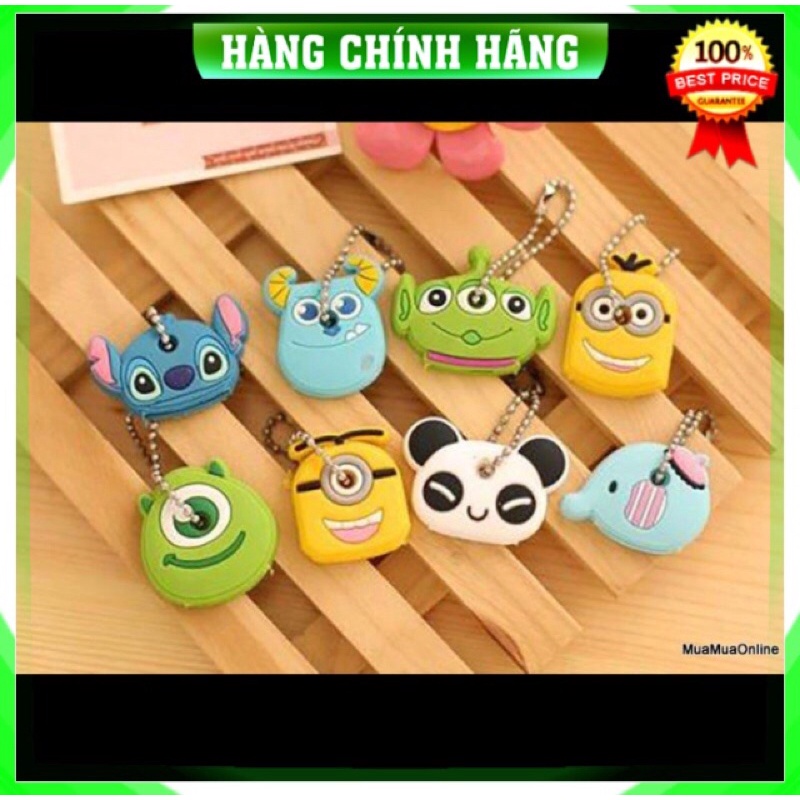 Bao chìa khoá hình thú siêu dễ thương ( Set 5 cái )