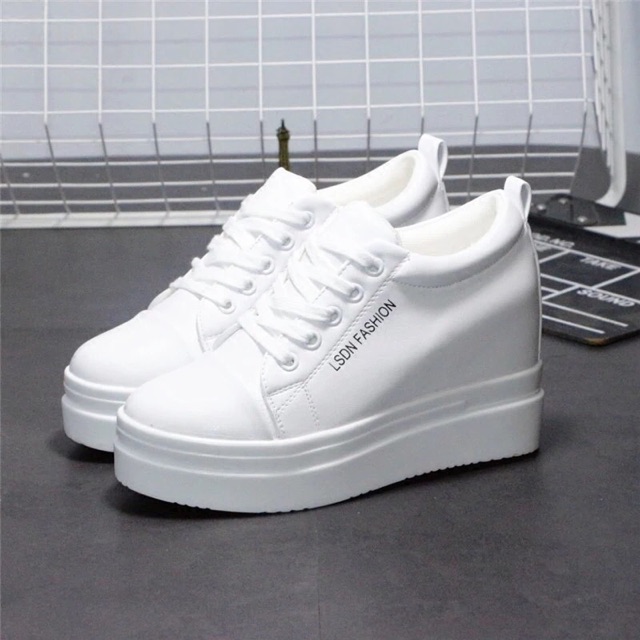Giày thể thao độn đế nữ cao 9cm
