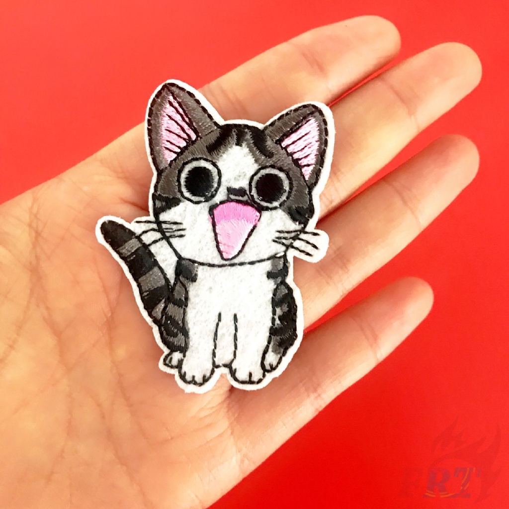 Sticker ủi thêu hình mặt cười xinh xắn
