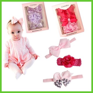 Set 3 băng đô cho bé sơ sinh xinh xắn