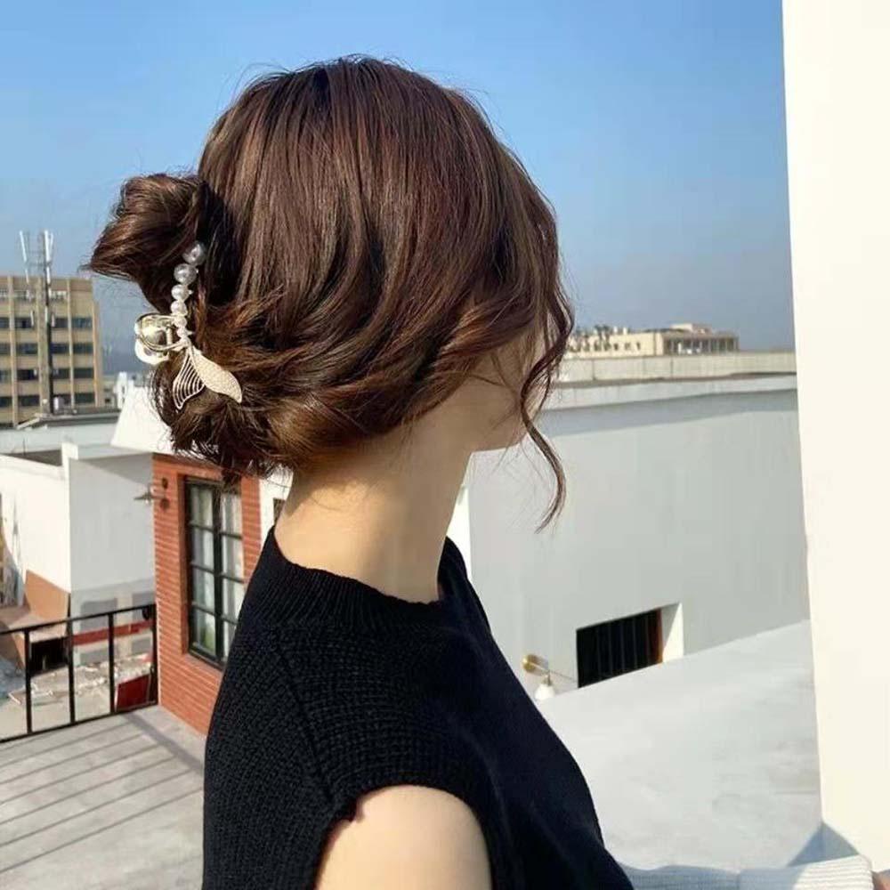 Kẹp Tóc Càng Cua Đơn Giản Phong Cách Hàn Quốc Cho Nữ