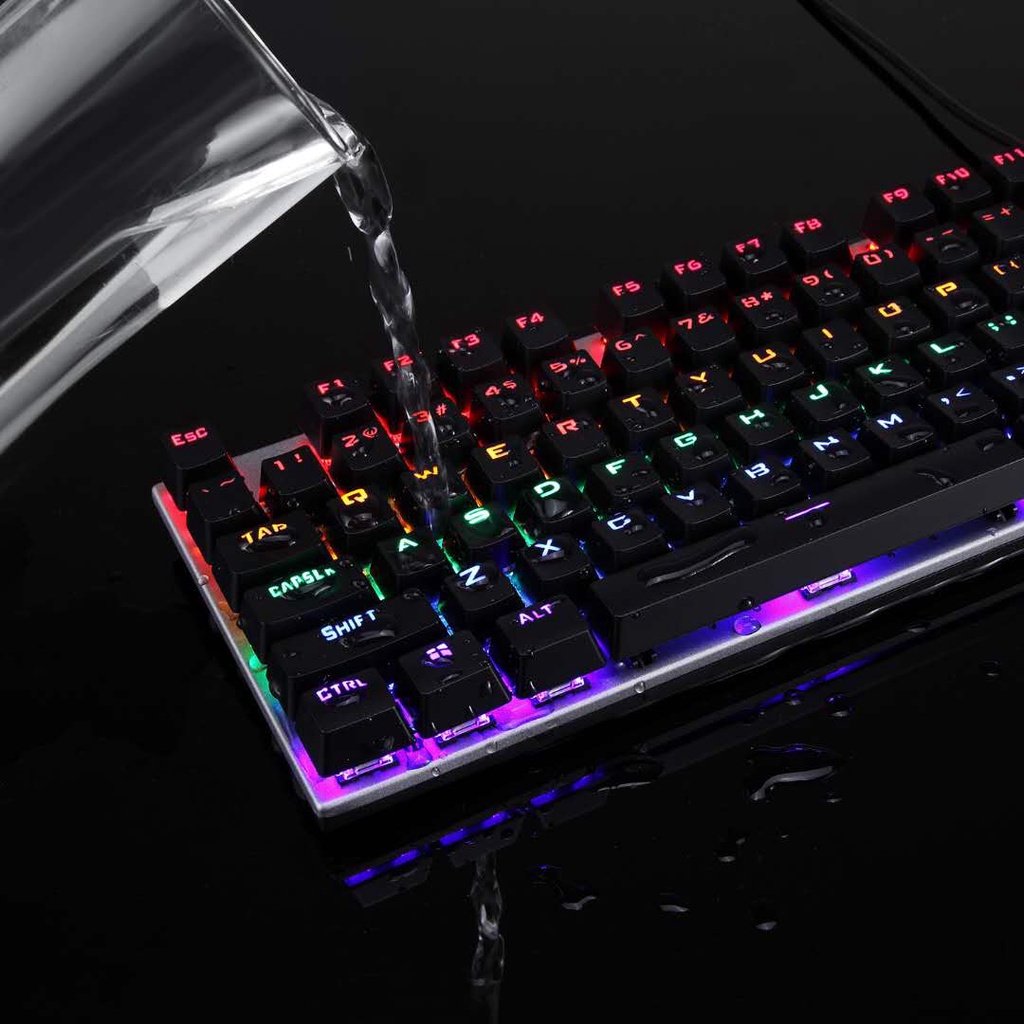 Bàn phím cơ chuyên game Blue Switch JEDEL KL 95 Led RGB Có 20 Chế Độ Màu - Chính Hãng
