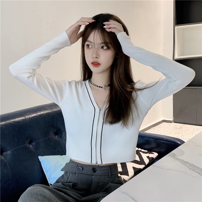 NRVP Áo Sweater Dài Tay Phong Cách Hàn Quốc Sành Điệu Dành Cho Nữ