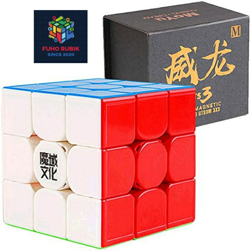 Rubik 3x3 MoYu WeiLong GTS V3 M Có Nam Châm