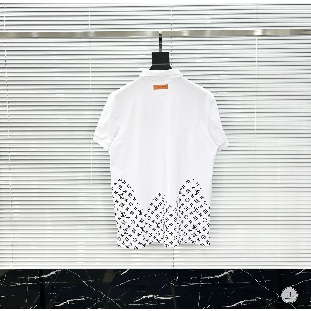 Áo thun polo nam cao cấp chất cotton dày dặn LOUIS VUITON,áo phông cổ bẻ ngắn tay(ảnh thật)