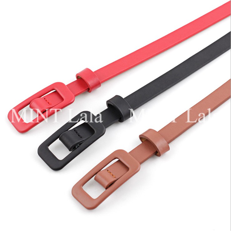 Dây Nịt Belt Mặc Váy Đầm Basic Nhiều Màu Dẻo Đẹp