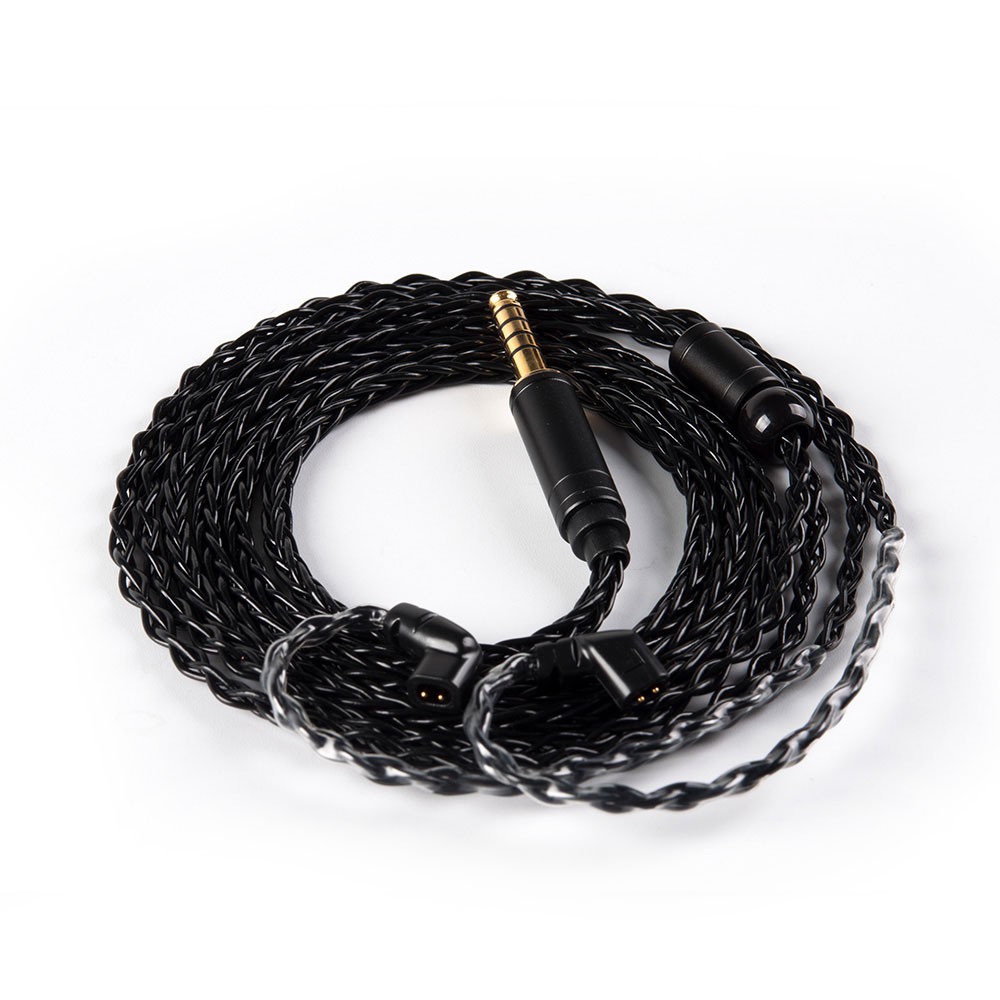 Dây Cáp Mạ Bạc 8 Lõi 2.5/3.5/4.4mm Với MMCX/2pin Cho LZ A6 AS10 ZS10 CCA C10 C16