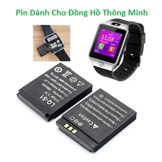 Pin đồng hồ thông minh A1, DZ09, V8, A8L, A8Li, X6,... , Pin thay thế cho đồng hồ thông minh