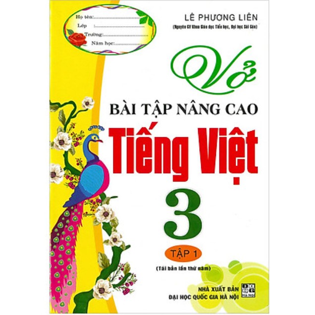Sách - Vở Bài Tập Nâng Cao Tiếng Việt 3 - Tập 1 + Tập 2