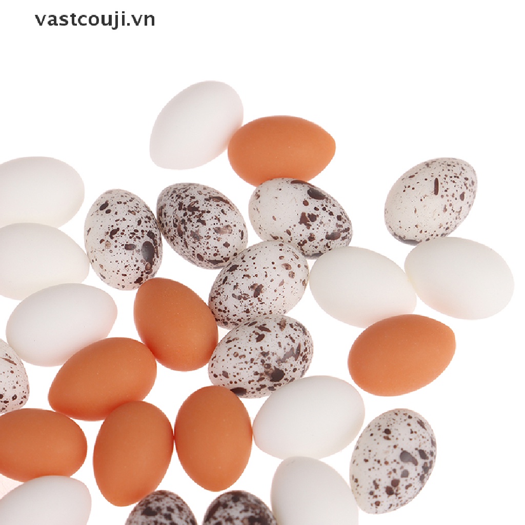 Set 10 Trứng Mô Hình VASTJI Trang Trí Nhà Búp Bê