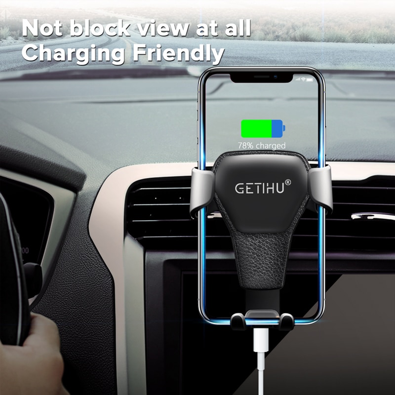 Giá Đỡ Điện Thoại / Thiết Bị Định Vị GPS Gắn Lỗ Thông Gió Xe Hơi Thông Dụng