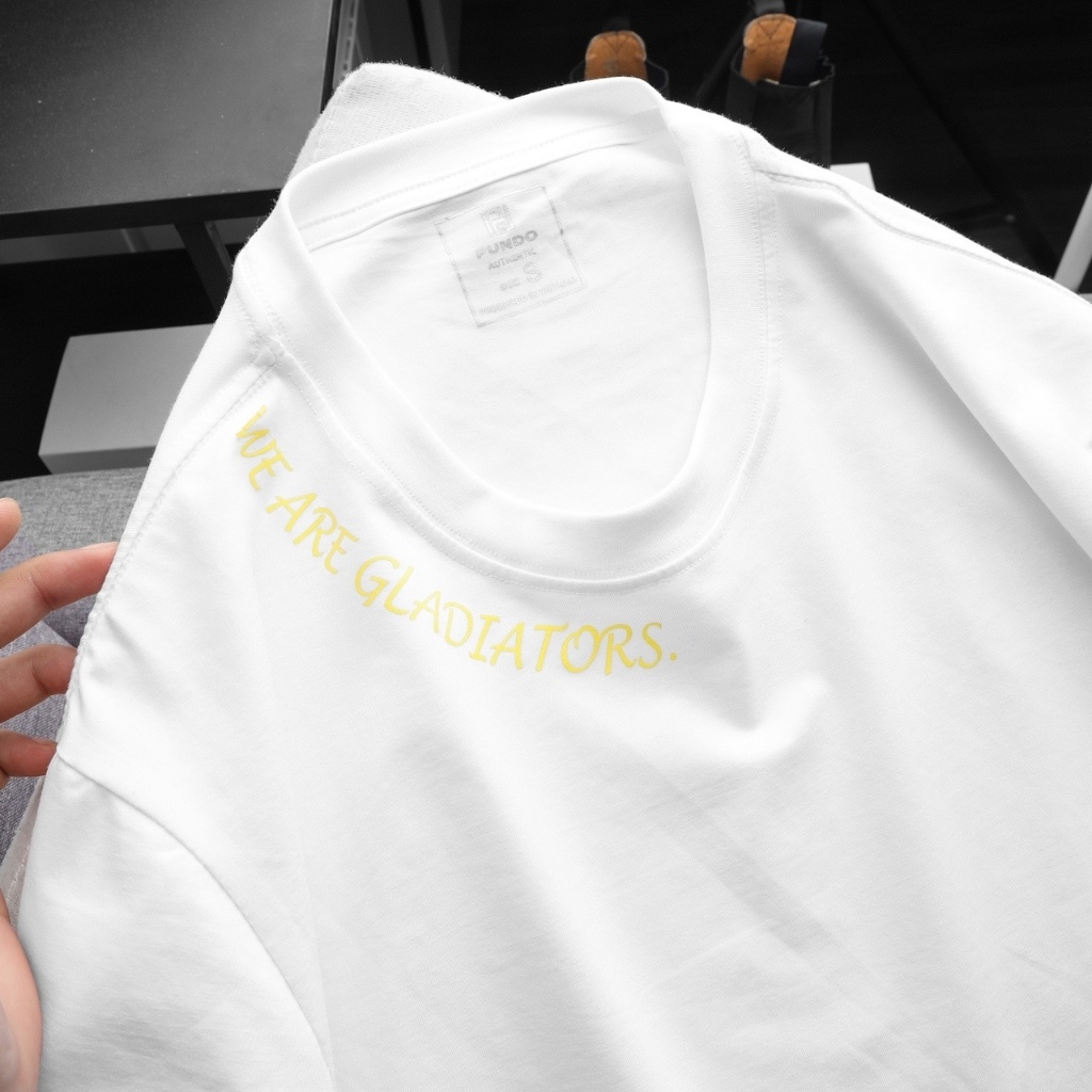 Áo thun nam nữ unisex bigsize đến 105kg phông cao cấp 2 màu trắng đen chất vải cotton PUNDO ATPD16