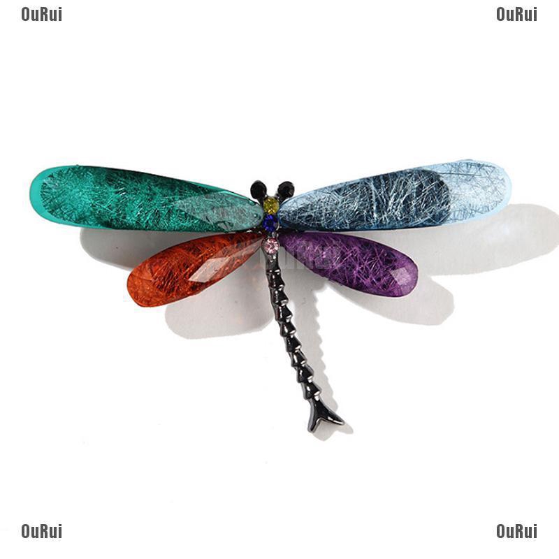 (FCC) Ghim Cài Áo Hình Chuồn Chuồn Thời Trang