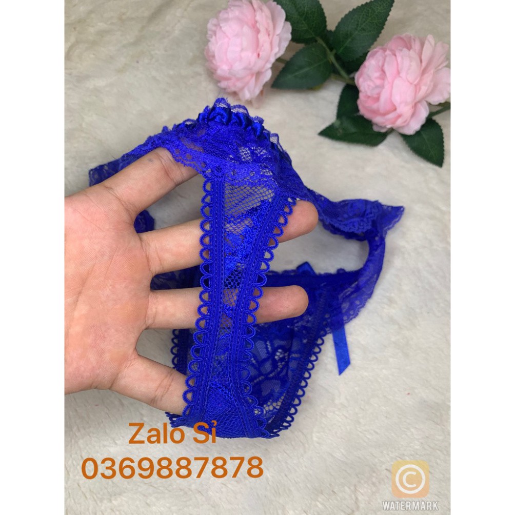 [FREE SHIP] Quần lót ren lọt khe nữ nhiều màu lựa chọn