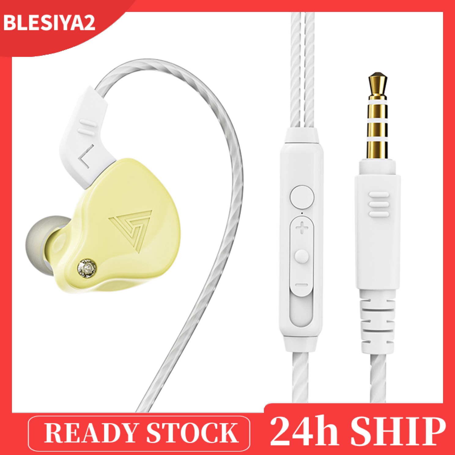 [BLESIYA2]Earphones Wired Earbuds Enhanced HiFi Stereo Sound Noise Isolating 3.5mm Headphone in Ear with Microphone Clearer Calls, Lightweight