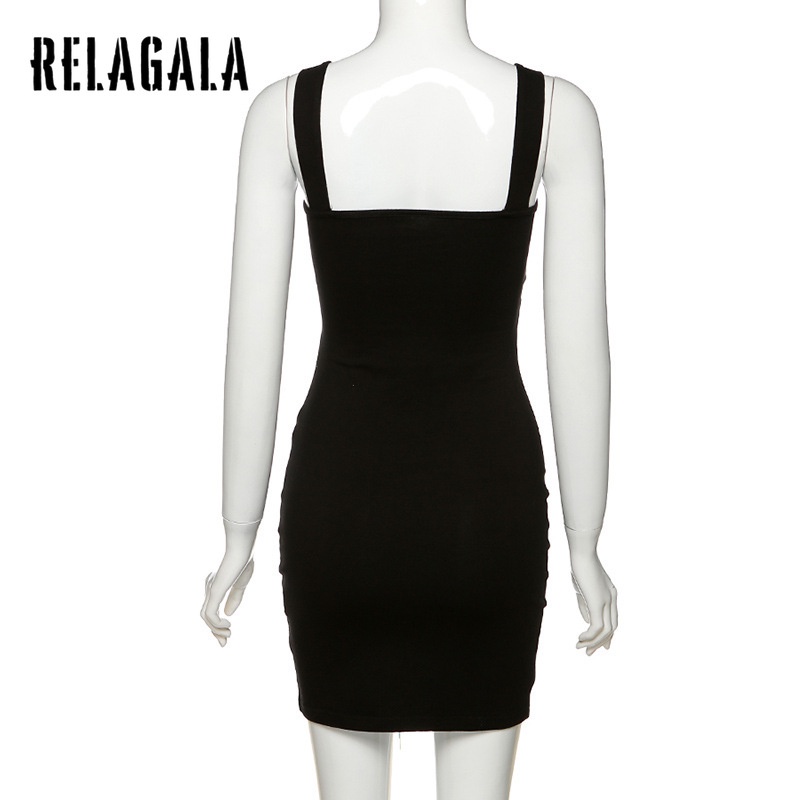 Đầm hai dây cổ chữ V ôm dáng phong cách 2021 gợi cảm dành cho nữ | BigBuy360 - bigbuy360.vn