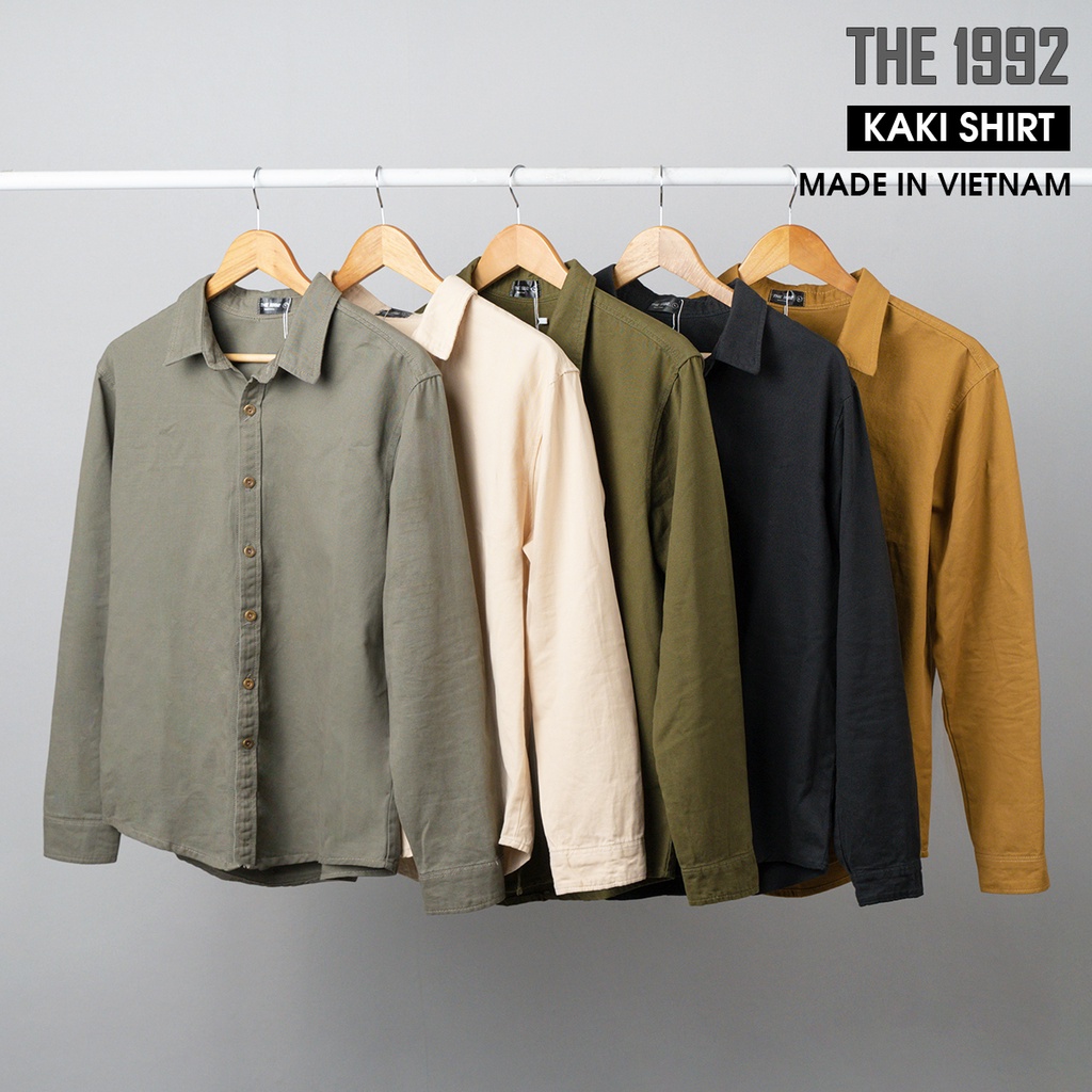 Áo kaki nam THE 1992 Sơ mi dài tay | BigBuy360 - bigbuy360.vn