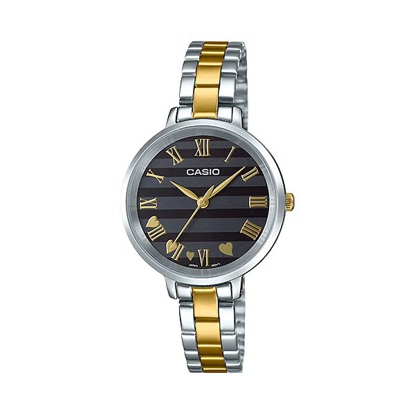 Đồng hồ nữ Casio LTP-E160SG-1AV dây kim loại mạ vàng