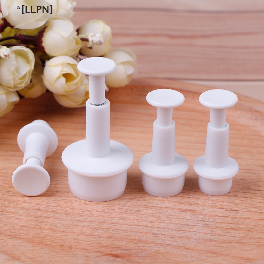 Set 4 Khuôn Tròn Làm Bánh Quy Trang Trí Cho Nhà Bếp