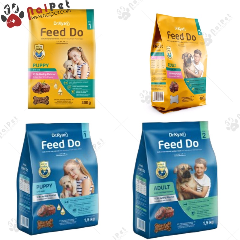 Thức Ăn Hạt Cho Chó Vị Bò Nướng Pho Mai Feed Do Dr.Kyan 1.5kg