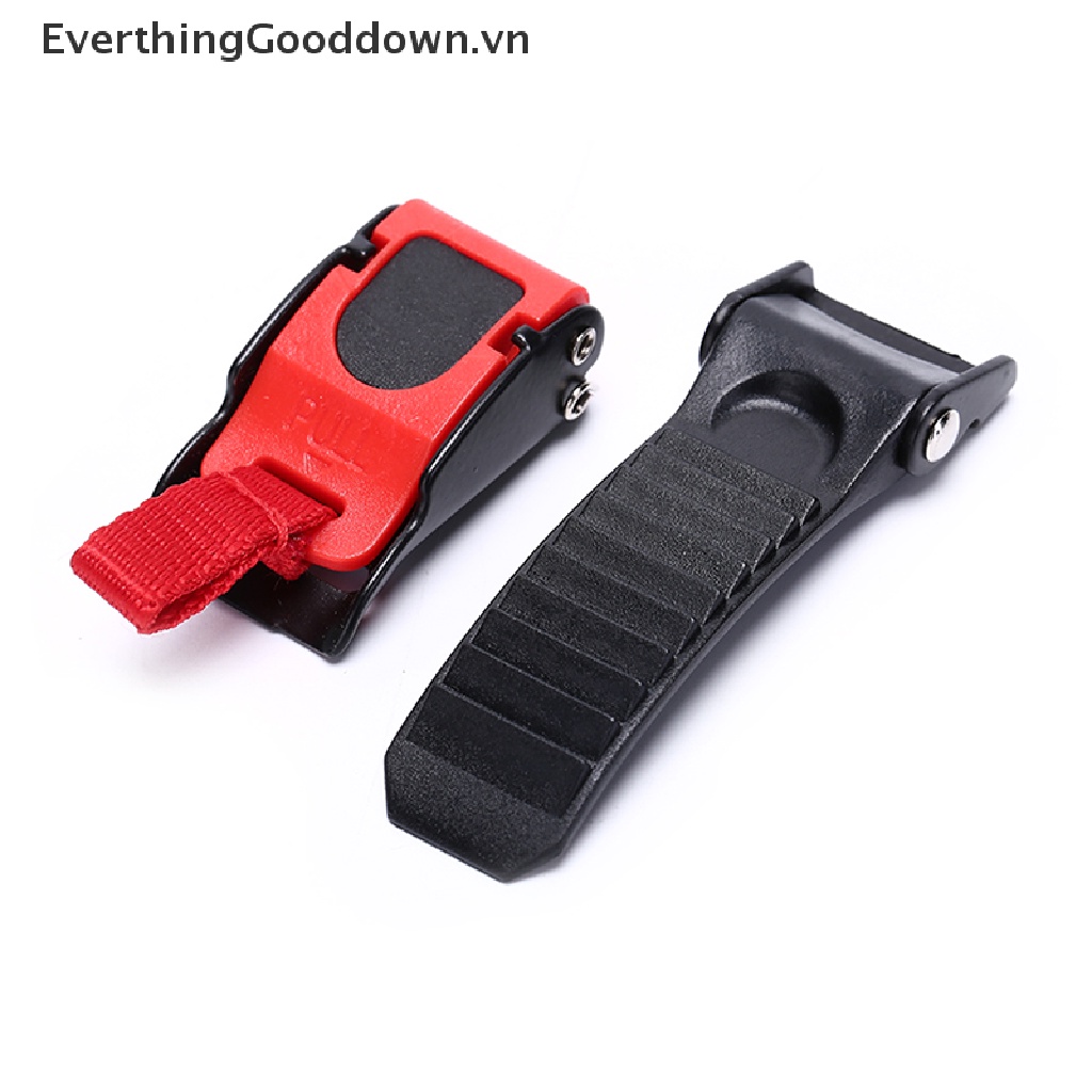 Everthinggooddown 1 Khóa Dây Mũ Bảo Hiểm Màu Đỏ Đen Tháo Gỡ Nhanh