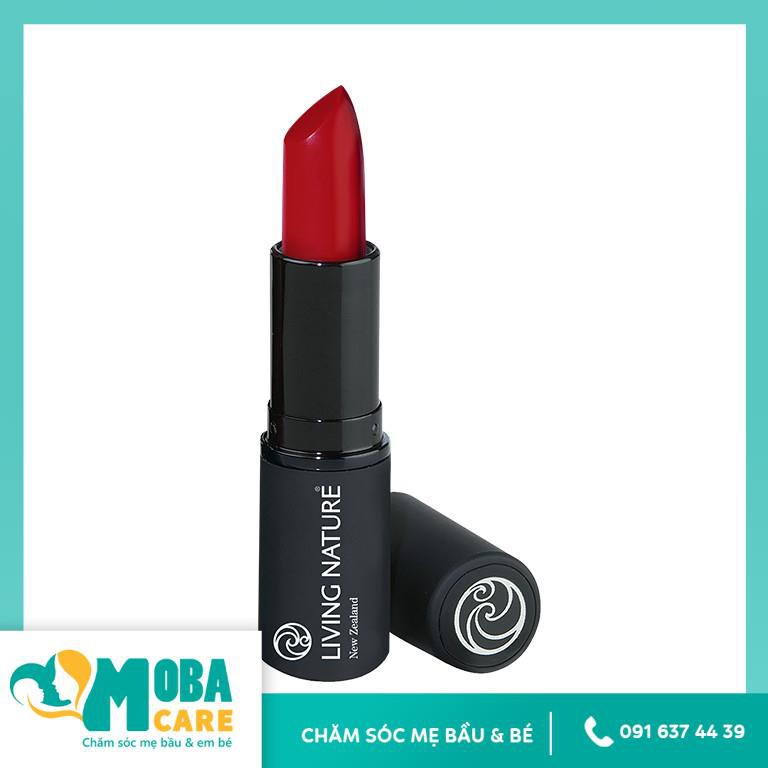 Son môi hữu cơ Living Nature Glamorous 16 – màu đỏ thuần