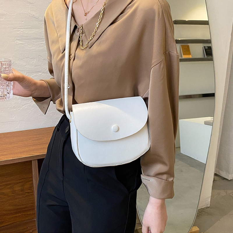 Túi Đeo Chéo Da PU Dáng Vuông Nhỏ Thời Trang Cho Nữ