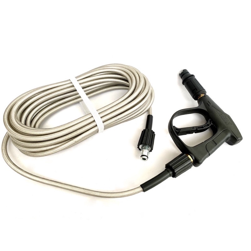 (hàng loại 1)Bộ 10M-15M-20M dây rửa xe và súng xịt rửa xe áp lực cao (Ren 22mm-22mm)