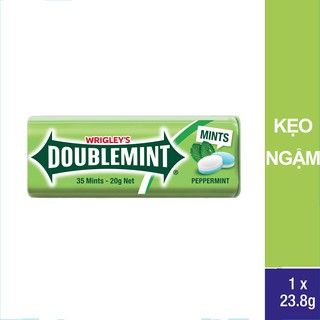 Kẹo ngậm Doublemint Peppermint tuýp 35 viên