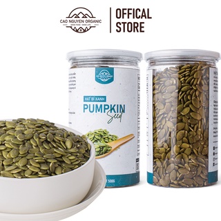 Hạt bí xanh cn organic thơm giòn nguyên vị, giàu dinh dưỡng, đã tách vỏ 250g/500g hbmx0007