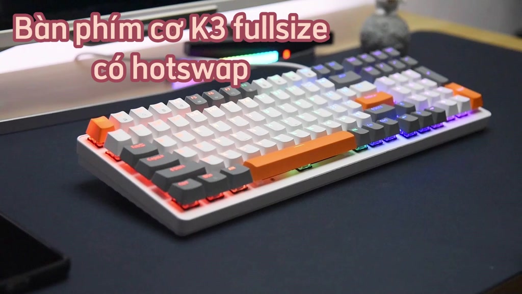 Bàn phím cơ K3 Premium Gaming có Hotswap 10 chế độ led, RedSwitch BlueSwitch chuyên dùng chơi game, thao tác văn phòng | BigBuy360 - bigbuy360.vn