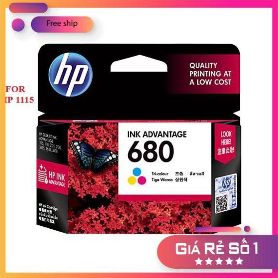 [FREESHIP] MỰC HP 680 [CHÍNH HÃNG] Mực HP 680 TRI-COLOR FOR HP 1115/2135/3635/3835/4535/4675-150