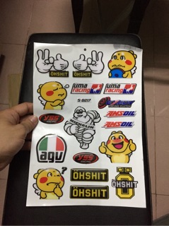 Tem Sticker đề can Uma Racing