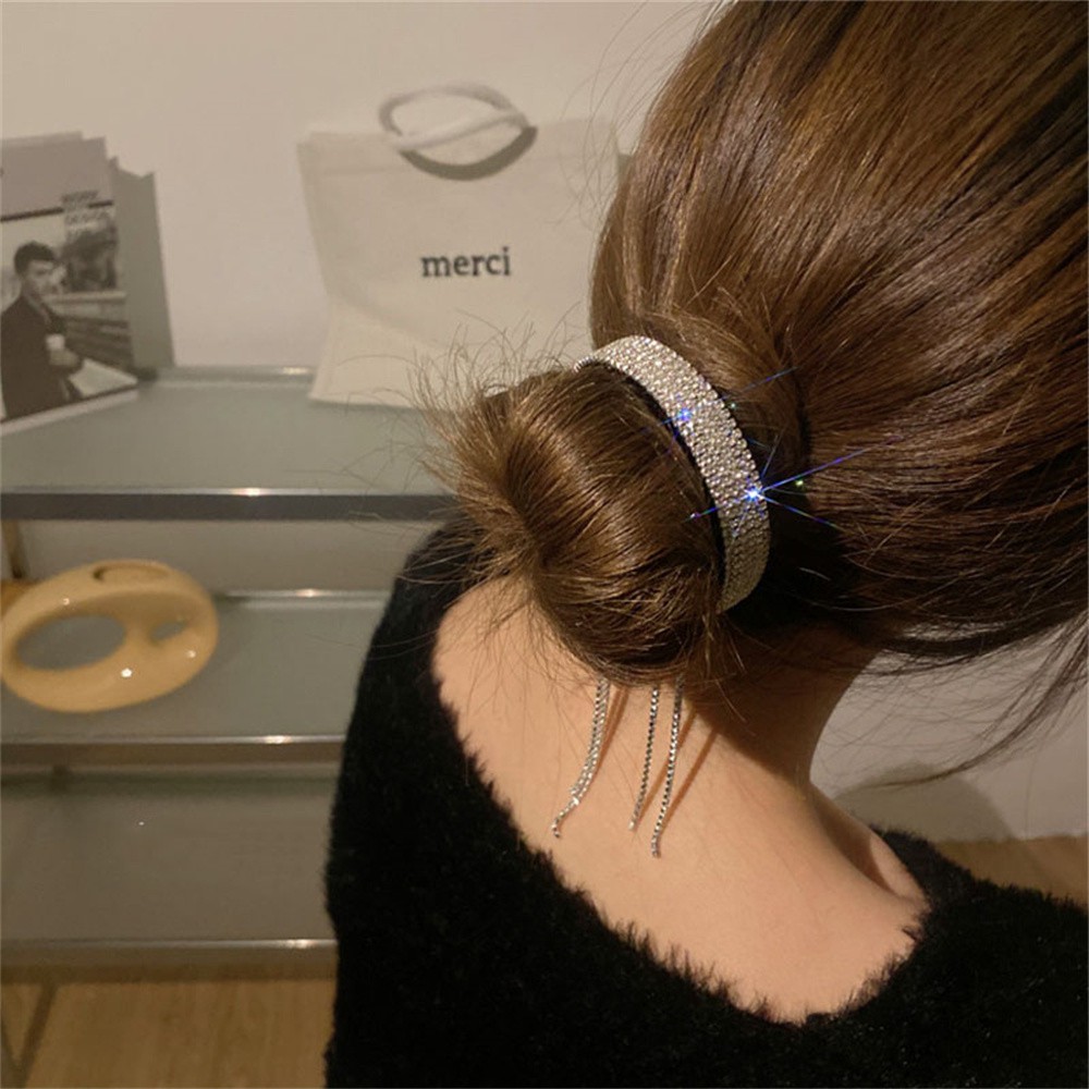 Kẹp Tóc Đính Đá Lấp Lánh Thời Trang Cho Nữ
