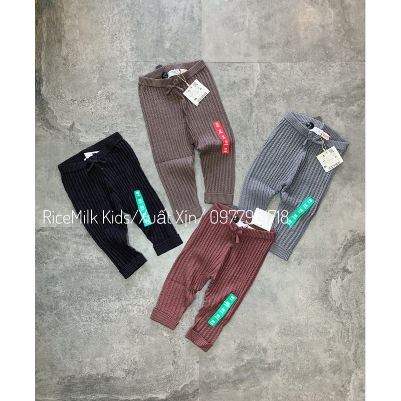 Quần legging Len ZarA xuất dư xịn cho bé gái