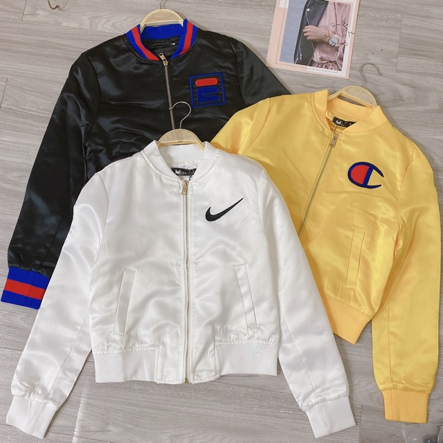 Xả hàng - Áo khoác thu đông bomber 2 lớp hàng QC - NhiNhiShop | BigBuy360 - bigbuy360.vn