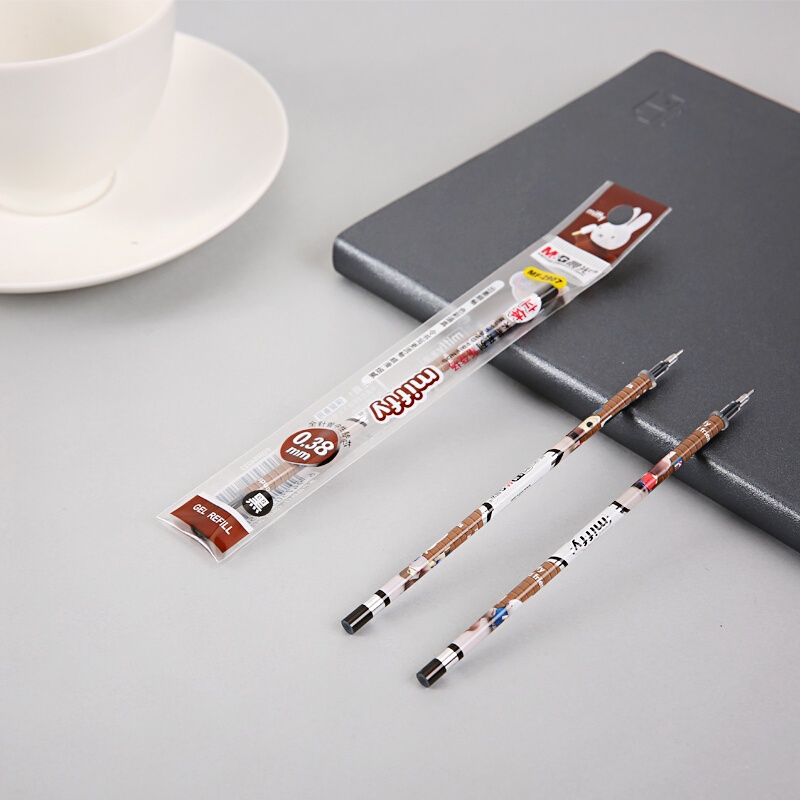 Ruột bút gel M&G MF-2907 ngòi 0.38mm tiện lợi