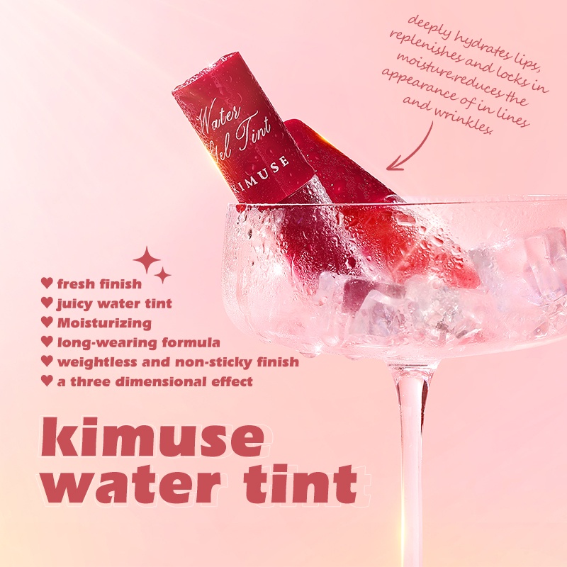 Son Môi Dạng Lỏng KIMUSE Chống Thấm Nước Lâu Trôi